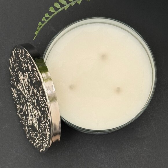 BBW Falling Flurries Bath & Body Works 3 Wick Candle - Picture 6 of 10